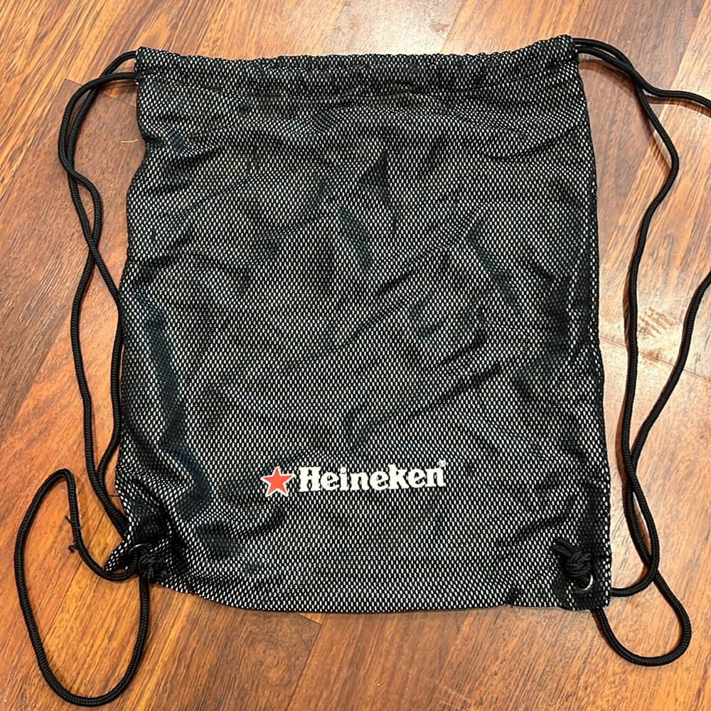 Heineken Drawstring Mesh Bag